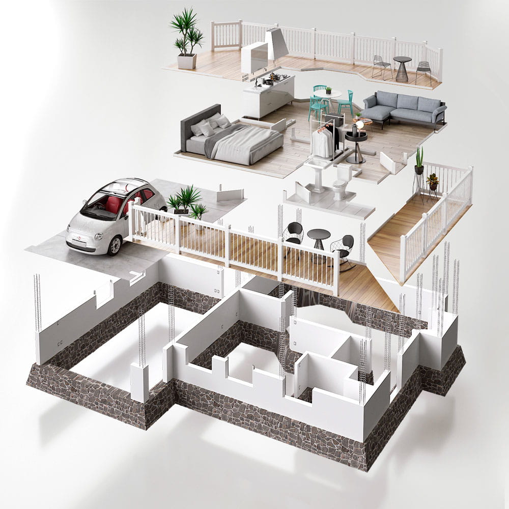 Renders arquitectónicos