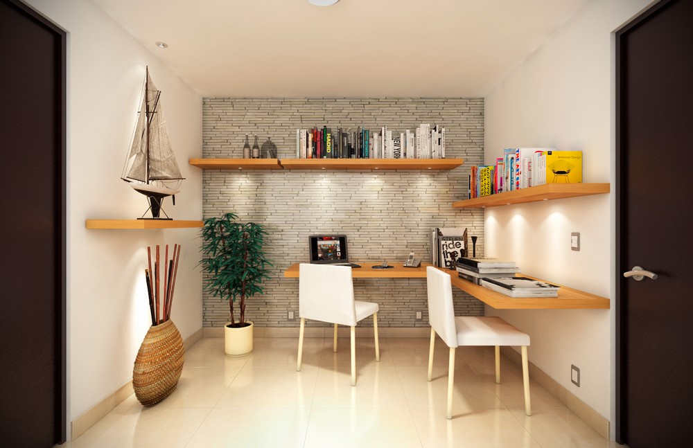 Imagen fotorrealista de interior de casa habitación.