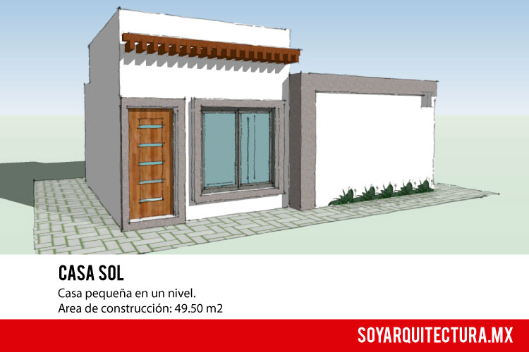 Diseños de fachadas de casa pequeñas