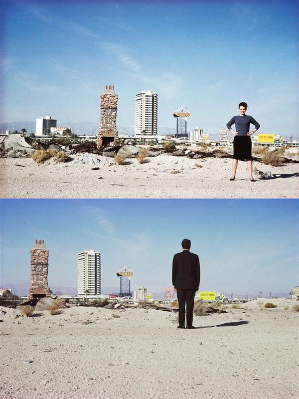  Denise Scott Brown y Robert Venturi en Las Vegas