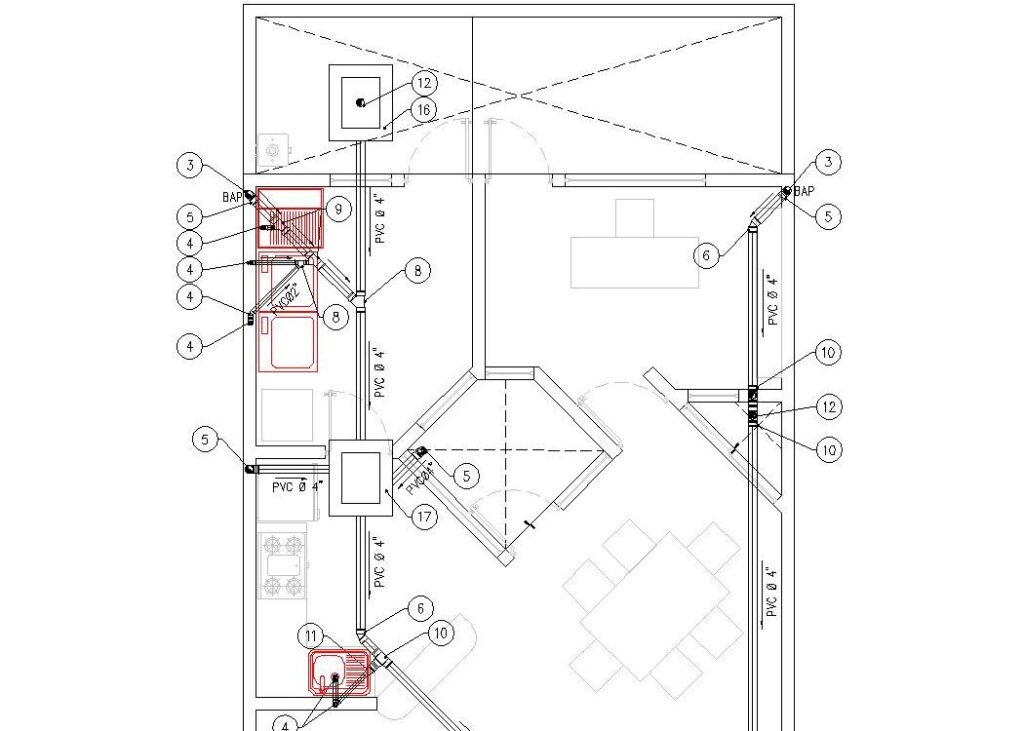 planos de instalación sanitaria, planos de casas, servicios de arquitectos, arquitectos profesionales, diseño de casas