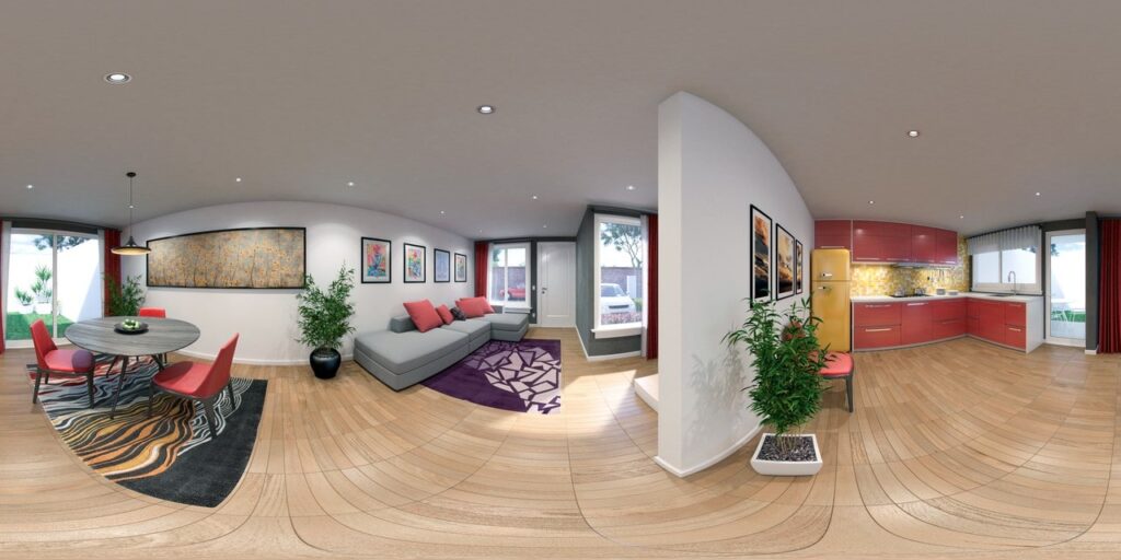 Recorrido render 360 interactivo