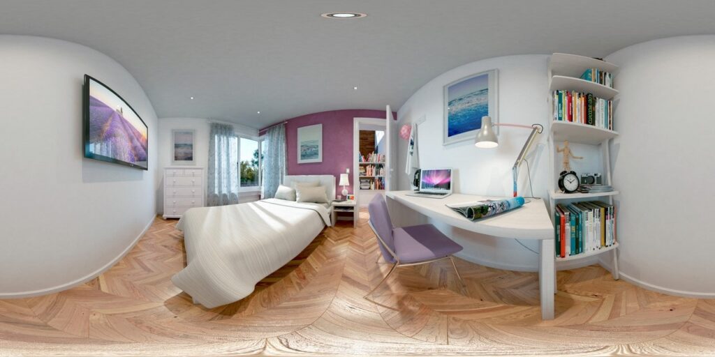 Render 360, para tour interactivo de recorrido virtual