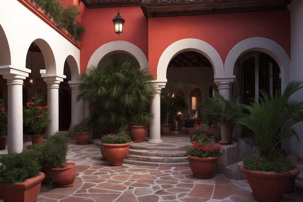 Planos de casa colonial moderna