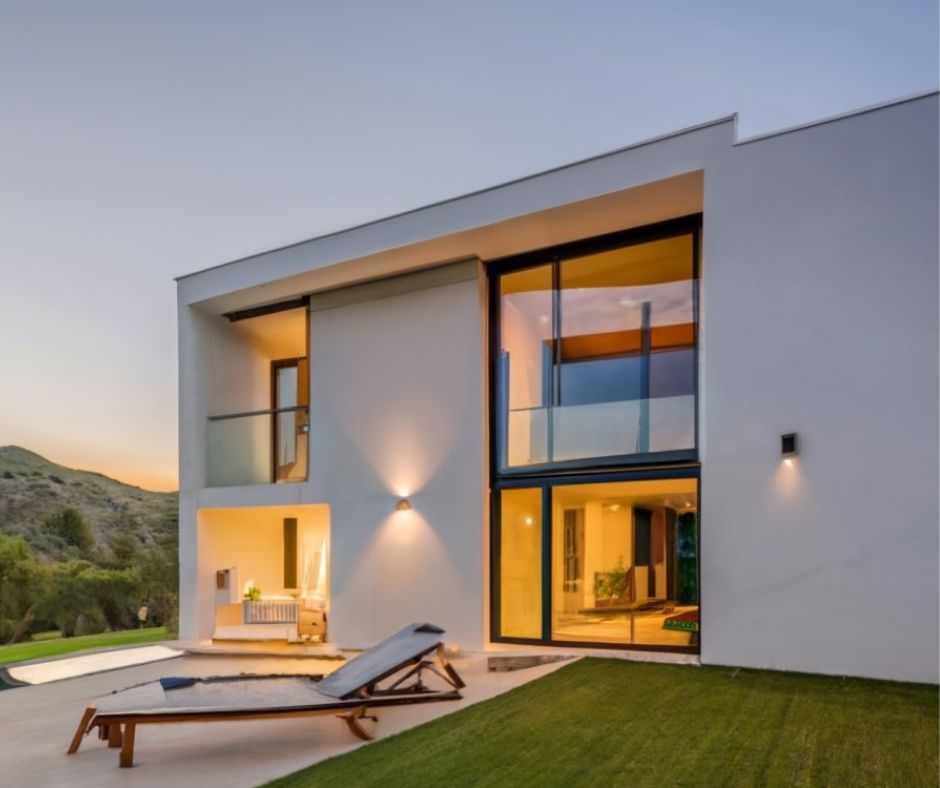 Casas minimalistas con ventanales