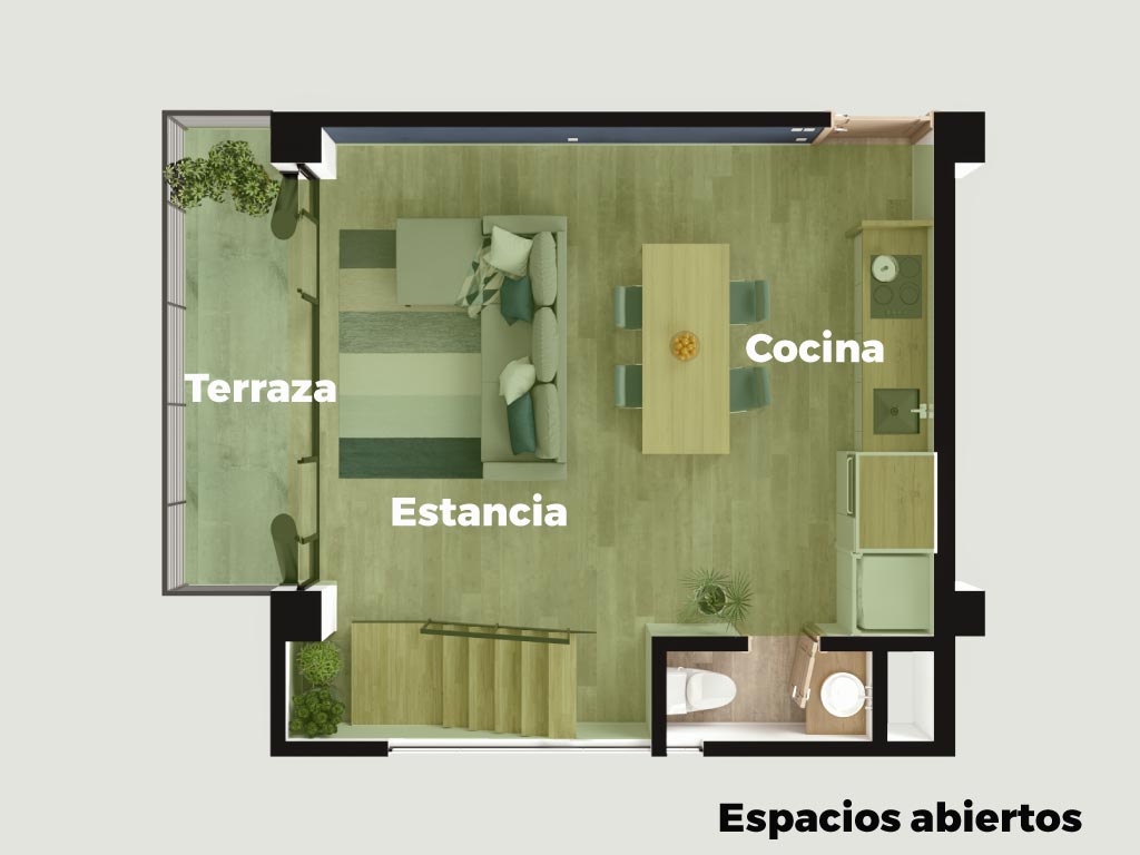 planos de casas. optimización de espacios interiores